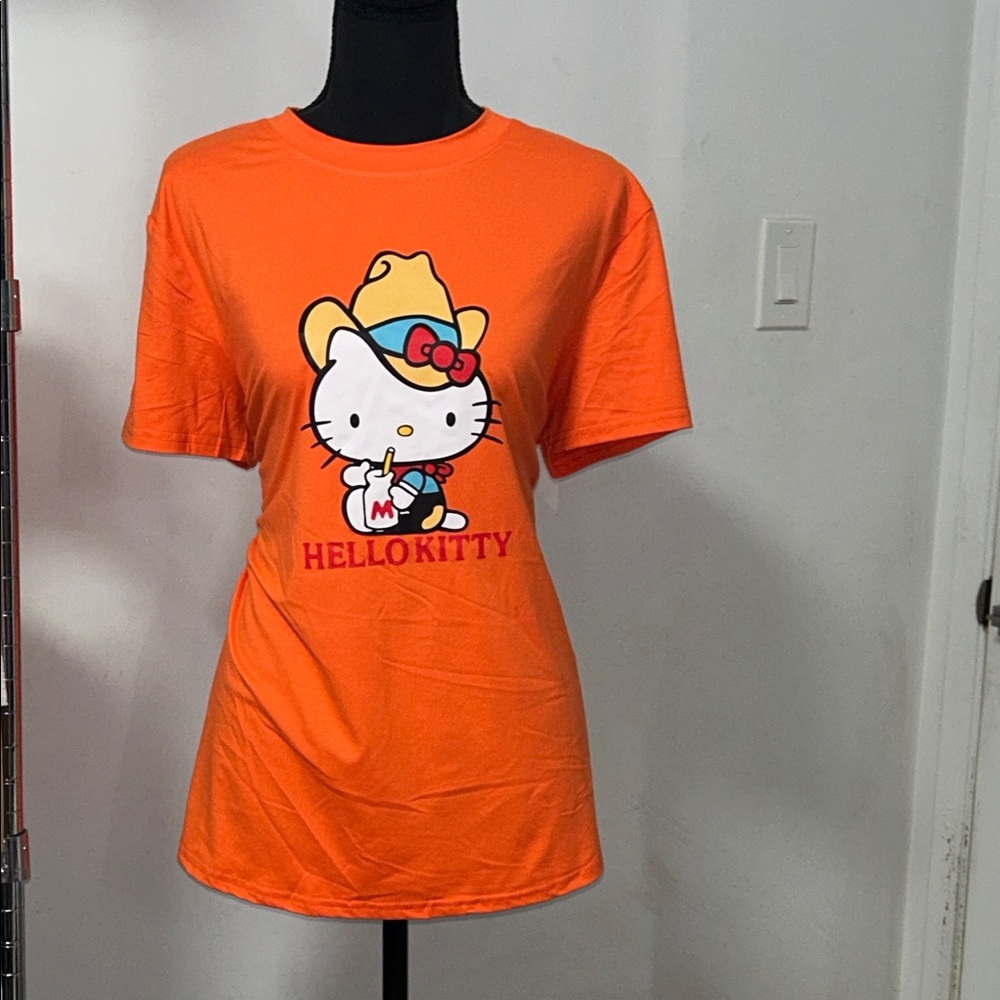 Hello Kitty Orange Short Sleeve Tee